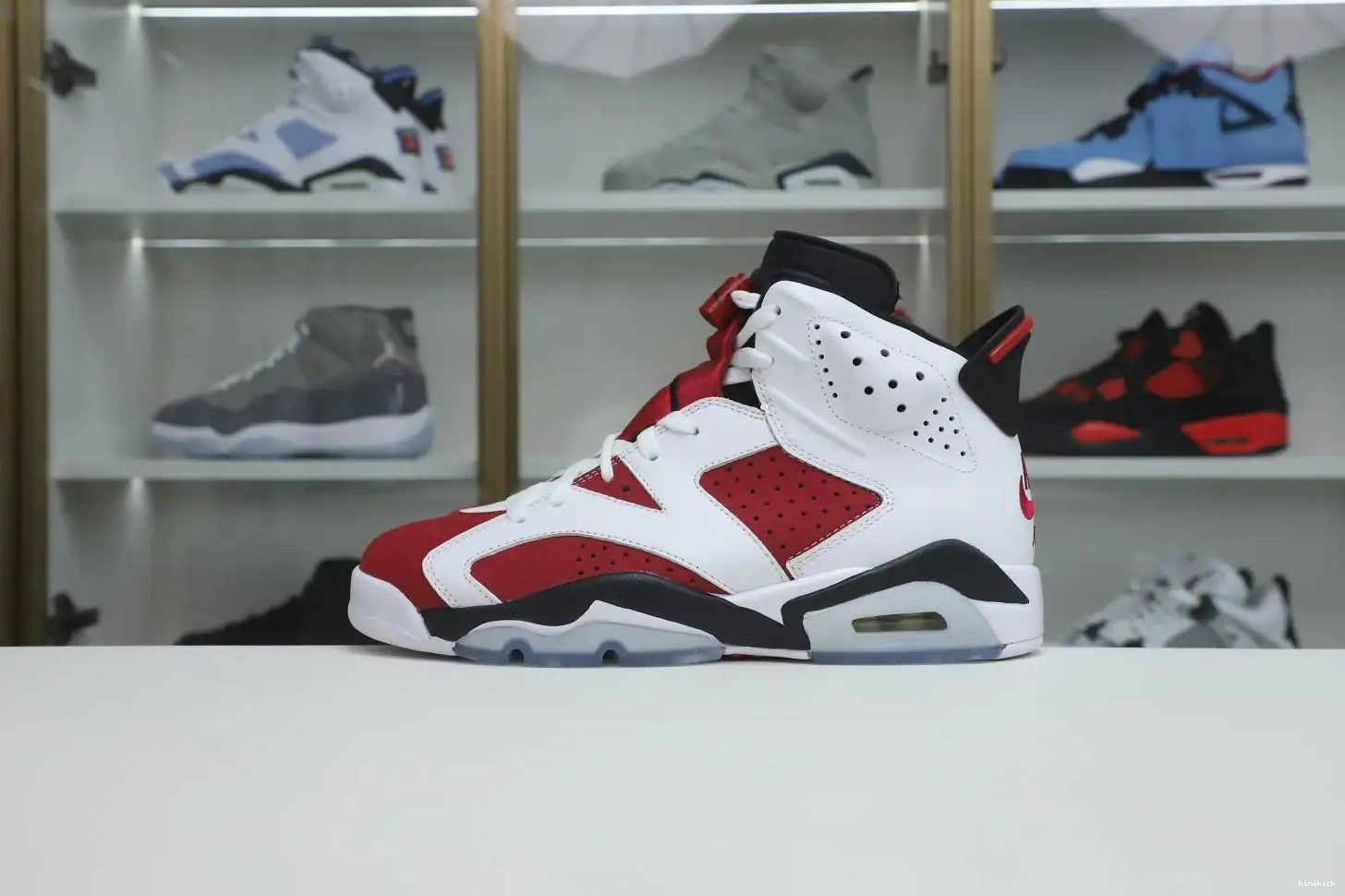 OG 6 'CARMINE' 2021 AIR Kimikick RETRO JORDAN 0610